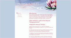 Desktop Screenshot of helenquirkpt.com